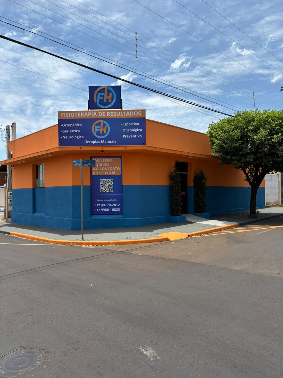 Fachada da Clínica FH em Barretos, fisioterapia de resultados